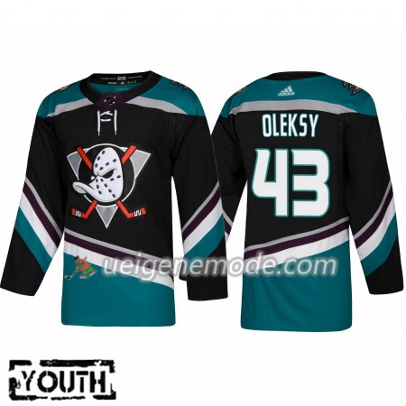 Kinder Eishockey Anaheim Ducks Trikot Steve Oleksy 43 Adidas Alternate 2018-19 Authentic
